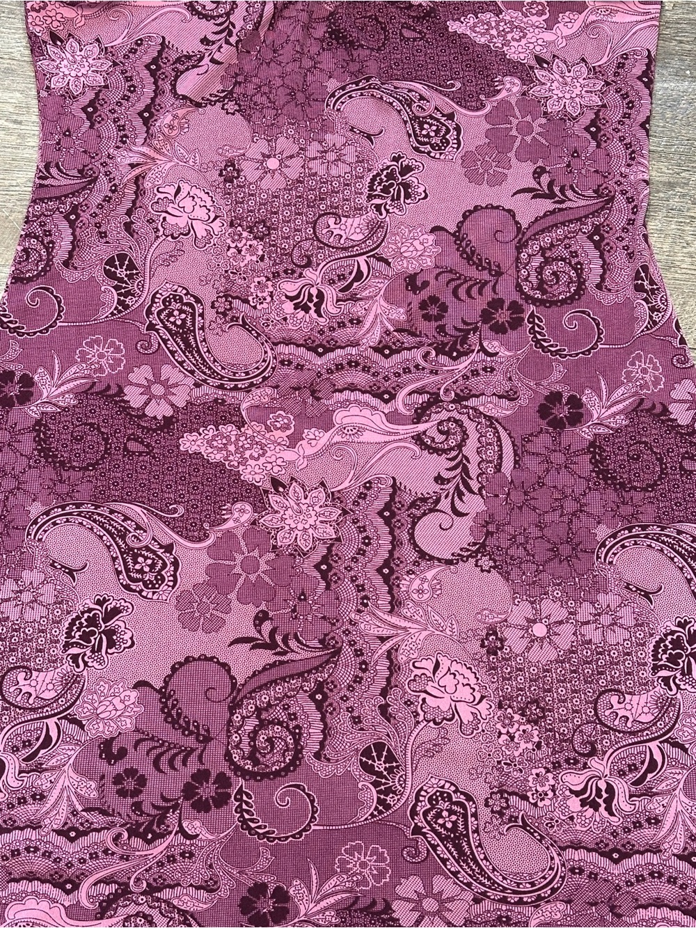 Ann Taylor Purple Patterned Dress Medium - Picture 10 of 13